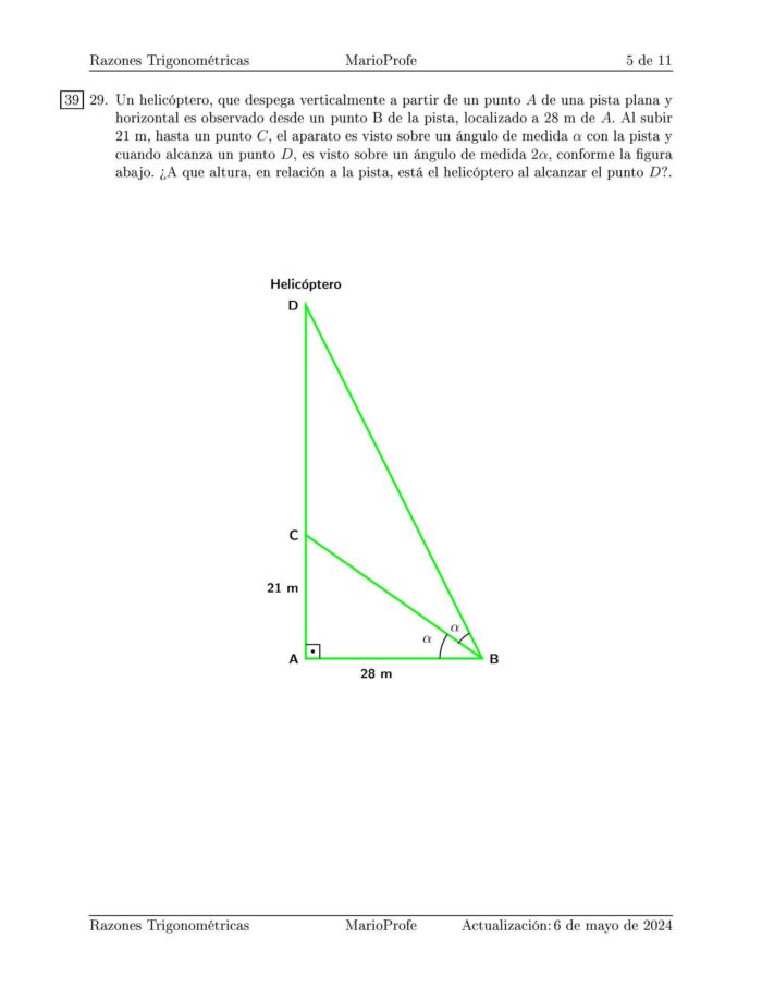 Ejercicios Resueltos de Otras Razones Trigonométricas: Guía 5 MarioProfe